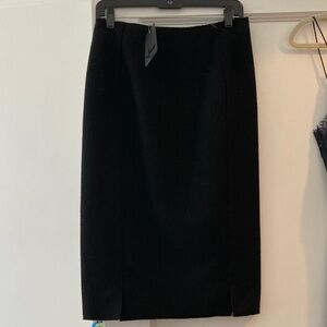 KRIZIA vintage boiled wool pencil skirt/silk lined